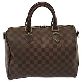 Louis Vuitton-LOUIS VUITTON Sac à main Bandoulière Speedy Damier Ebene 30 N41367 LV Auth 77279-Autre