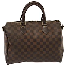 Louis Vuitton-LOUIS VUITTON Damier Ebene Speedy Bandouliere 30 Hand Bag N41367 LV Auth 77279-Other
