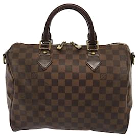 Louis Vuitton-LOUIS VUITTON Handtasche Bandoulière Speedy Damier Ebene 30 N41367 LV Auth 77279-Andere