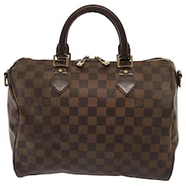 Louis Vuitton-LOUIS VUITTON Damier Ebene Speedy Bandouliere 30 Hand Bag N41367 LV Auth 77279-Other