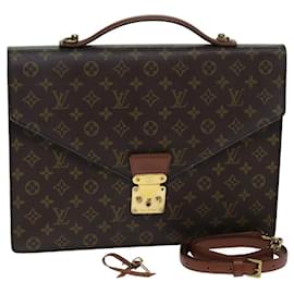 Louis Vuitton-LOUIS VUITTON Monogram Porte Documents Bandouliere Bag M53338 LV Auth ar11944B-Monogram