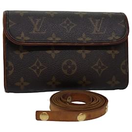 Louis Vuitton-LOUIS VUITTON Monogram Pochette Florentine Waist bag M51855 LV Auth 76241-Monogram