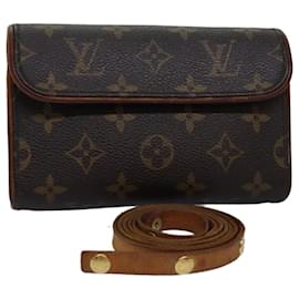 Louis Vuitton-LOUIS VUITTON Monogram Pochette Florentine Sac à taille M51855 LV Auth 76241-Monogramme