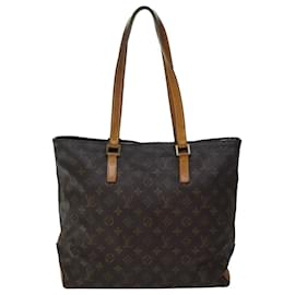 Louis Vuitton-LOUIS VUITTON Monogram Cabas Mezzo Tote Bag M51151 LV Auth 76777-Monogram