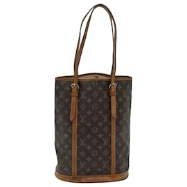 Louis Vuitton-LOUIS VUITTON Monogram Bucket GM Shoulder Bag M42236 LV Auth 77068-Monogram