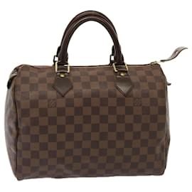 Louis Vuitton-LOUIS VUITTON Handtasche Speedy 30 Damier Ebene N41364 LV Auth 77280-Andere