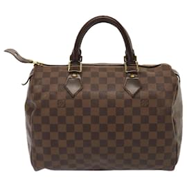 Louis Vuitton-LOUIS VUITTON Handtasche Speedy 30 Damier Ebene N41364 LV Auth 77280-Andere