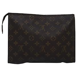 Louis Vuitton-LOUIS VUITTON Monogram Poche Toilette 26 Pouch M47542 LV Auth 76287-Monogram