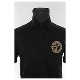 Versace-Cotton polo-Black