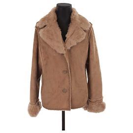 Gerard Darel Casaco de pele Bege