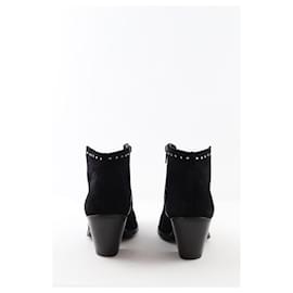 Céline-Suede boots-Black