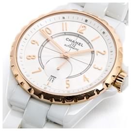 Chanel-2014 Chanel J12 Montre 365 Rose Gold Ceramic J12 Watch 365-Blanc