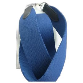Alça Hermès para bolsa Hermès Kelly em lona azul, nova, nunca usada. Azul Azul claro