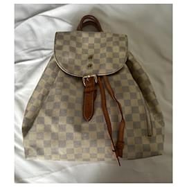 Louis Vuitton-Louis Vuitton Sperone Backpack-White