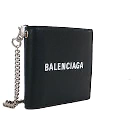 Balenciaga-BALENCIAGA  Wallets T.  Leather-Black