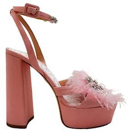 Autre Marque-Hill House Pink Party Platform Sandals-Pink