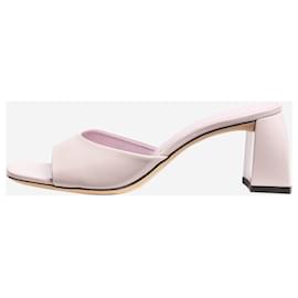 By Far-Lilac Romy patent mules - size EU 37-Purple