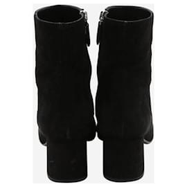 Prada-Black suede ankle boots - EU 37-Black