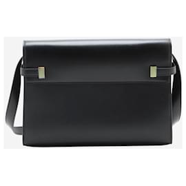 Saint Laurent-Black 2021 Manhattan leather shoulder bag-Black