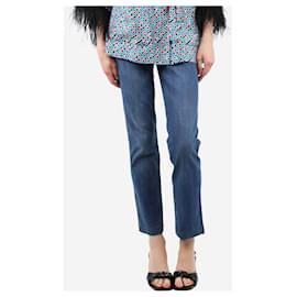 Dolce & Gabbana-Blue slim fit jeans - size UK 6-Blue