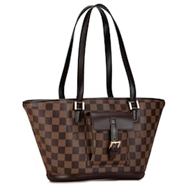 Louis Vuitton-Louis Vuitton Brown Damier Ebene Manosque PM-Brown