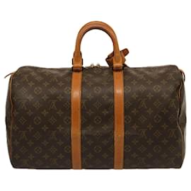 Louis Vuitton-Louis Vuitton Keepall 45-Black