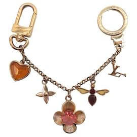 Louis Vuitton-LOUIS VUITTON M66911 KEYCHAIN BEE CHAIN BAG CHARM-Golden