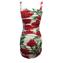 DOLCE & GABBANA RÖCKE TUBE MIT MÄRZEN M 38 BLUMENKLEID Andere