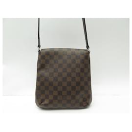 Louis Vuitton-SAC A MAIN LOUIS VUITTON MUSETTE SALSA PM BANDOULIERE DAMIER EBENE HAND BAG-Marron