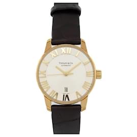 Tiffany & Co-Tiffany & Co Atlas 29 MM Automatic Yellow Gold 18K Gold Watch-Golden