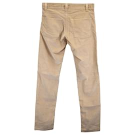 Loro Piana-Loro Piana Slim Fit Pants in Beige Cotton-Beige