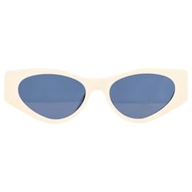 Polo Ralph Lauren-Fendi O'lock Cat-eye Sunglasses In Ivory Acetate-White,Cream