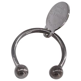 Tiffany & Co-Tiffany & Co Screwball Key Ring in Sterling Silver -Silvery