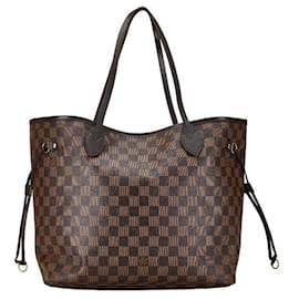 Louis Vuitton-Louis Vuitton Neverfull MM Canvas Tote Bag N51105 in Good condition-Brown