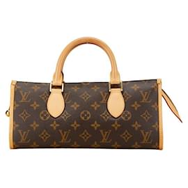 Louis Vuitton-Louis Vuitton Popincourt Canvas Handbag M40009 in Good condition-Brown