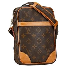 Louis Vuitton-Louis Vuitton Danube Canvas Crossbody Bag M45266 in Good condition-Brown