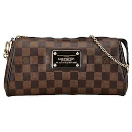 Louis Vuitton-Louis Vuitton Eva Canvas Shoulder Bag N55213 in Good condition-Brown
