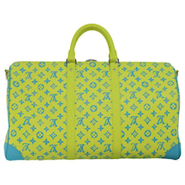 Louis Vuitton-Louis Vuitton Keepall Bandouliere 50-Yellow