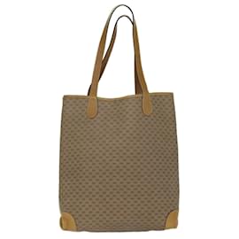 Gucci-GUCCI Micro GG Supreme Web Sherry Line Tote Bag Beige 002 904 0131 Auth ep4464-Beige