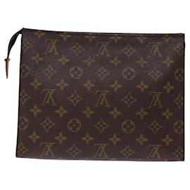 Louis Vuitton-LOUIS VUITTON Monogram Poche Toilette 26 Pouch M47542 LV Auth am6319-Monogramme