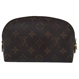 Louis Vuitton-LOUIS VUITTON Monogram Pochette Cosmetic PM Cosmetic Pouch M47515 LV Auth 76252-Monogram