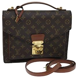 Louis Vuitton-LOUIS VUITTON Monogram Monceau 28 Hand Bag 2way M51185 LV Auth bs14984-Monogram