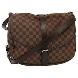 Louis Vuitton-LOUIS VUITTON Damier Ebene Saumur 35 Shoulder Bag SPO LV Auth 76951A-Autre