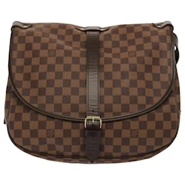 Louis Vuitton-LOUIS VUITTON Damier Ebene Saumur 35 Shoulder Bag SPO LV Auth 76951A-Autre