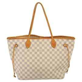 Louis Vuitton-LOUIS VUITTON Damier Azur Neverfull MM Tote Bag N41605 LV Auth yk12731-Other