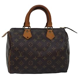 Louis Vuitton-LOUIS VUITTON Handtasche Monogram Speedy 25 M41528 LV Auth yk12749-Monogramm