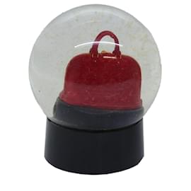 Louis Vuitton-LOUIS VUITTON Snow Globe Alma VIP Limited Clear Red LV Auth 75530-Red,Other
