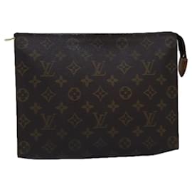 Louis Vuitton-LOUIS VUITTON Monogram Poche Toilette 26 Pouch M47542 LV Auth 77119-Monogram