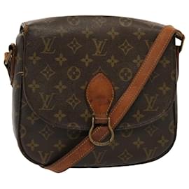 Louis Vuitton-LOUIS VUITTON Monogram Saint Cloud GM Schultertasche M51242 LV Auth 76235-Monogramm