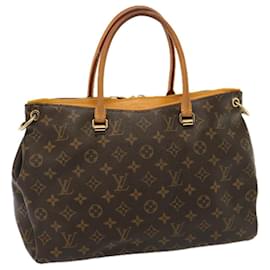 Louis Vuitton-LOUIS VUITTON Sac à main Monogram Pallas M40466 LV Auth tb1097-Monogramme